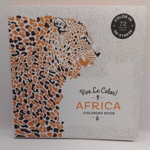 Vive Le Color Africa Coloring Book NEW